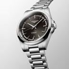 Men Automatic Grey Dial Analog Stainless Steel Watch L38304526