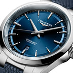 Conquest Men Automatic Blue Dial Analog Rubber Watch L38304929