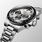 Conquest Men Automatic Silver Dial Chronograph Stainless Steel Watch L38354726