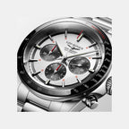 Conquest Men Automatic Silver Dial Chronograph Stainless Steel Watch L38354726