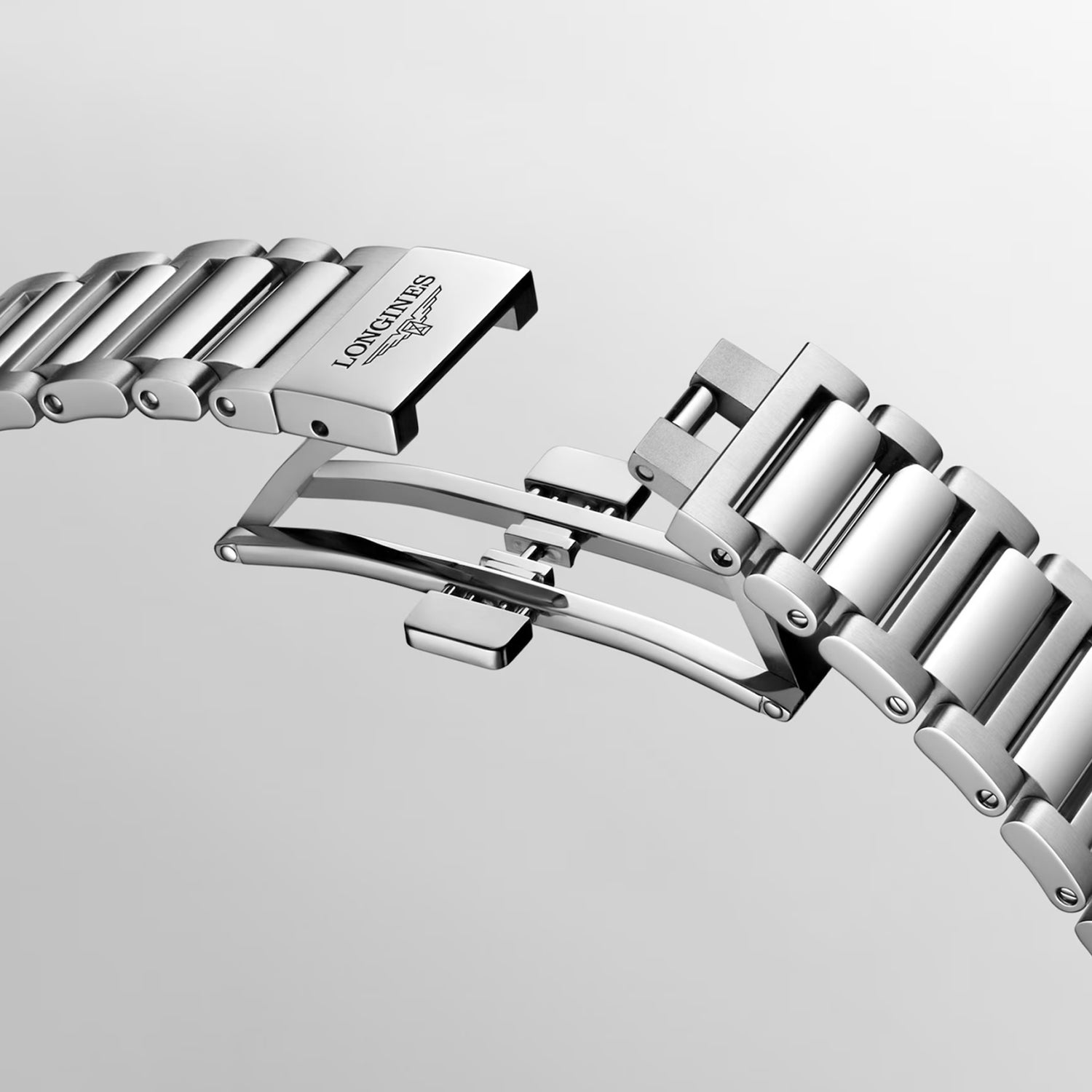 Conquest Men Automatic Silver Dial Chronograph Stainless Steel Watch L38354726