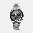 Conquest Men Automatic Anthracite Dial Chronograph Stainless Steel Watch L38364529
