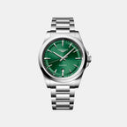 Conquest Men Quartz Green Dial Analog Stainless Steel Watch L38604096
