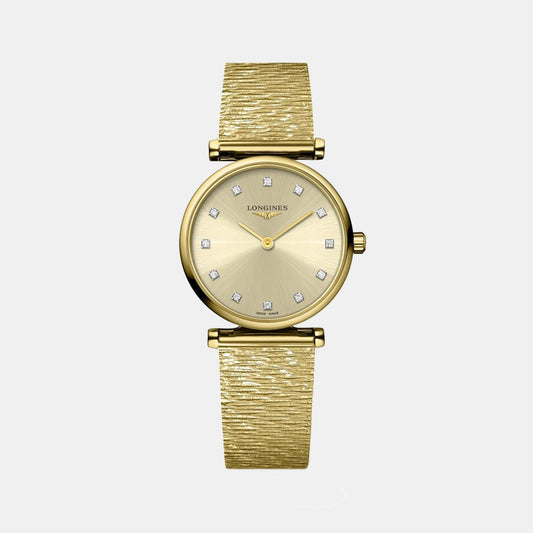 Female Yellow Analog Stainless steel Watch L42092338