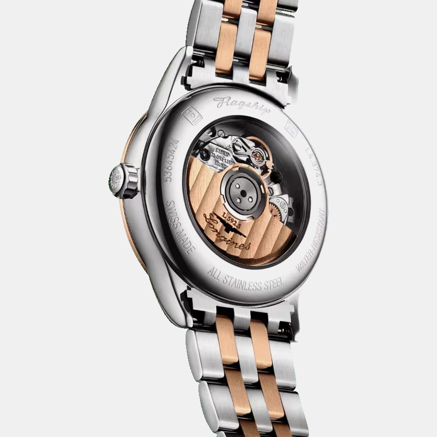 Flagship Classic Women Automatic Brown Dial Analog Stainless Steel Watch L43743087