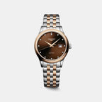 Flagship Classic Women Automatic Sunray Brown Dial Analog Stainless Steel Watch L43743087