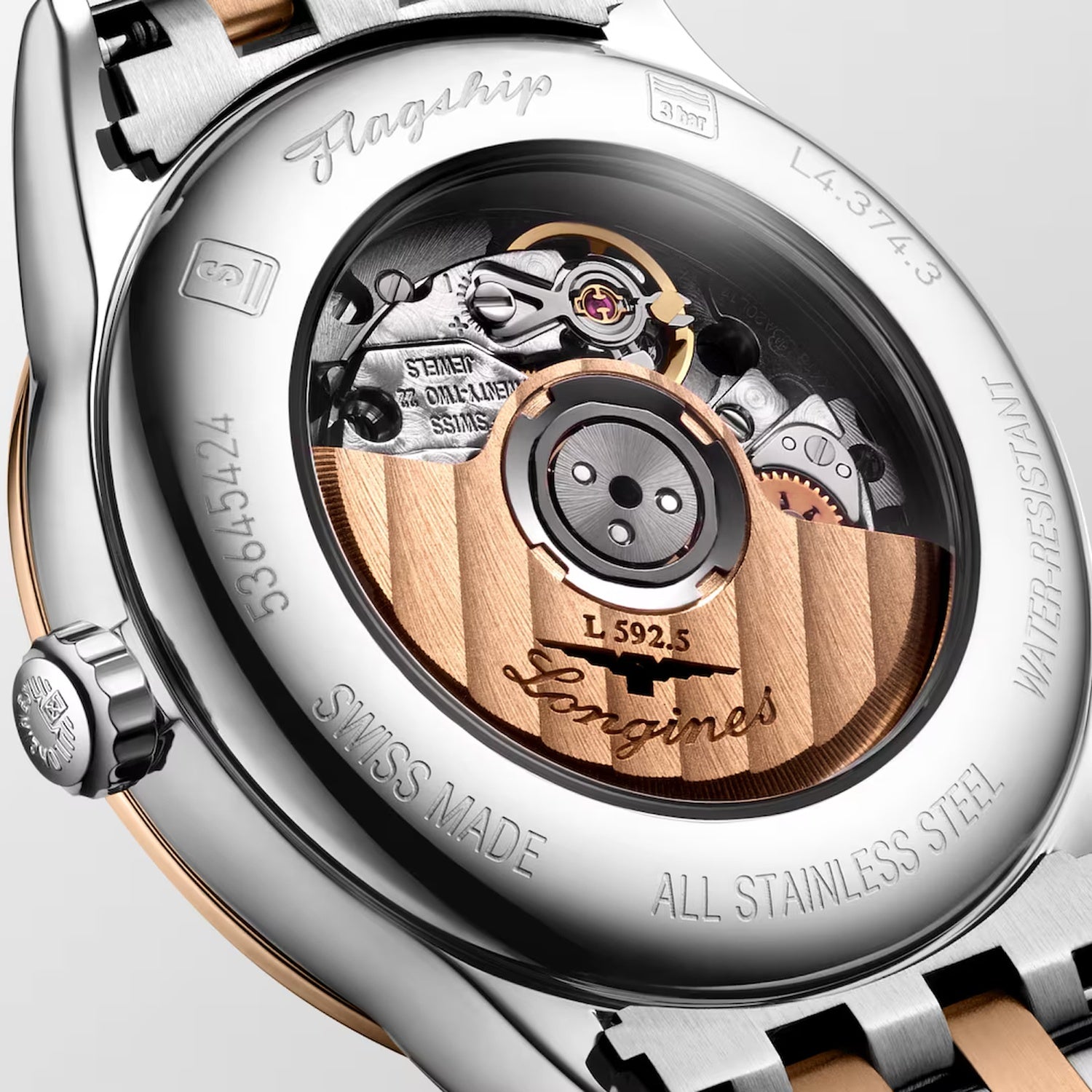 Flagship Classic Women Automatic Grey Dial Analog Stainless Steel Watch L43743777