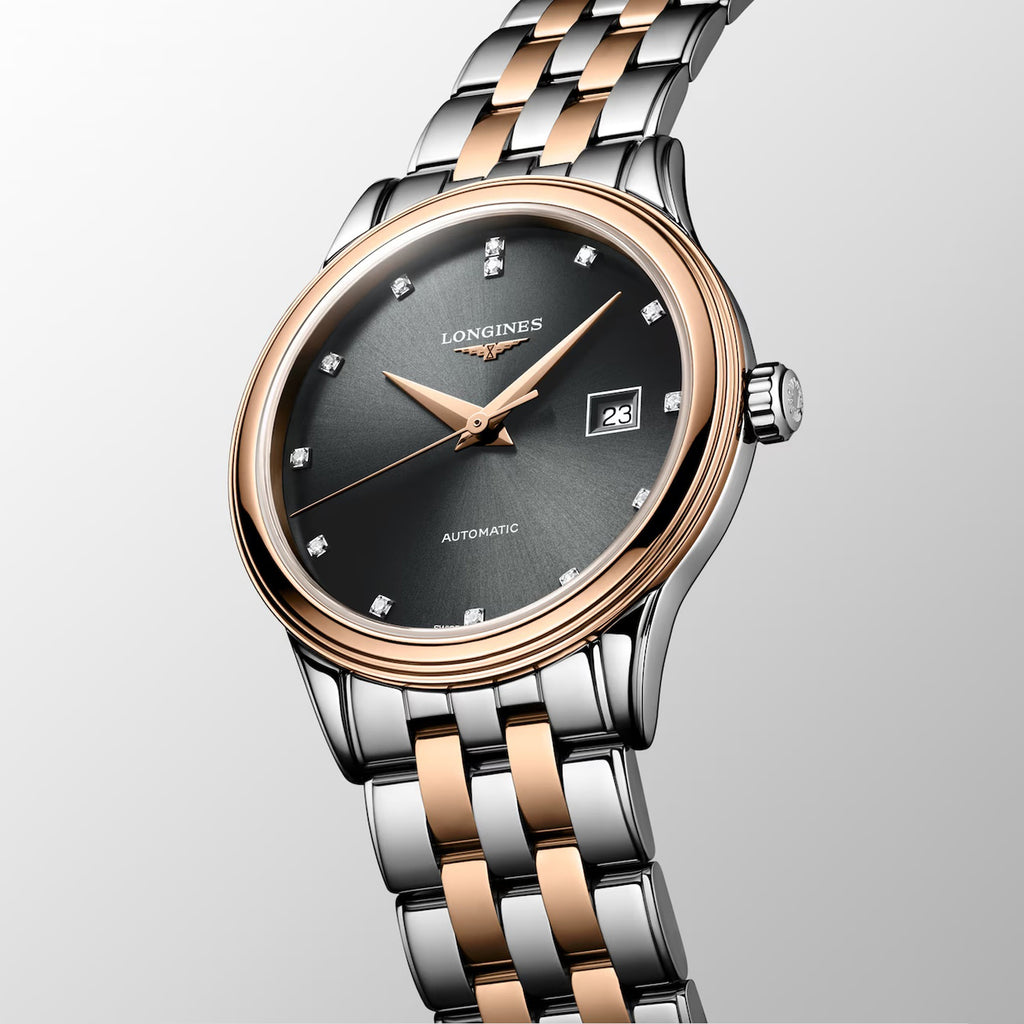 Flagship Classic Women Automatic Grey Dial Analog Stainless Steel Watch L43743777