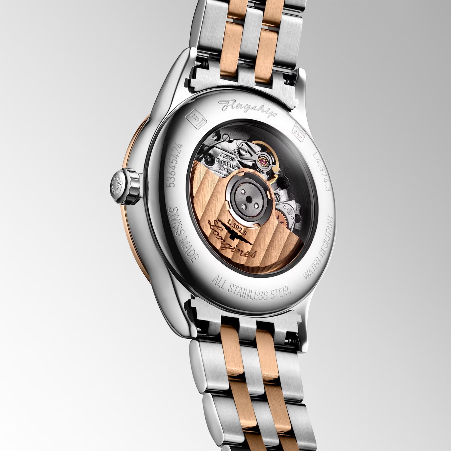 Flagship Classic Women Automatic Grey Dial Analog Stainless Steel Watch L43743777