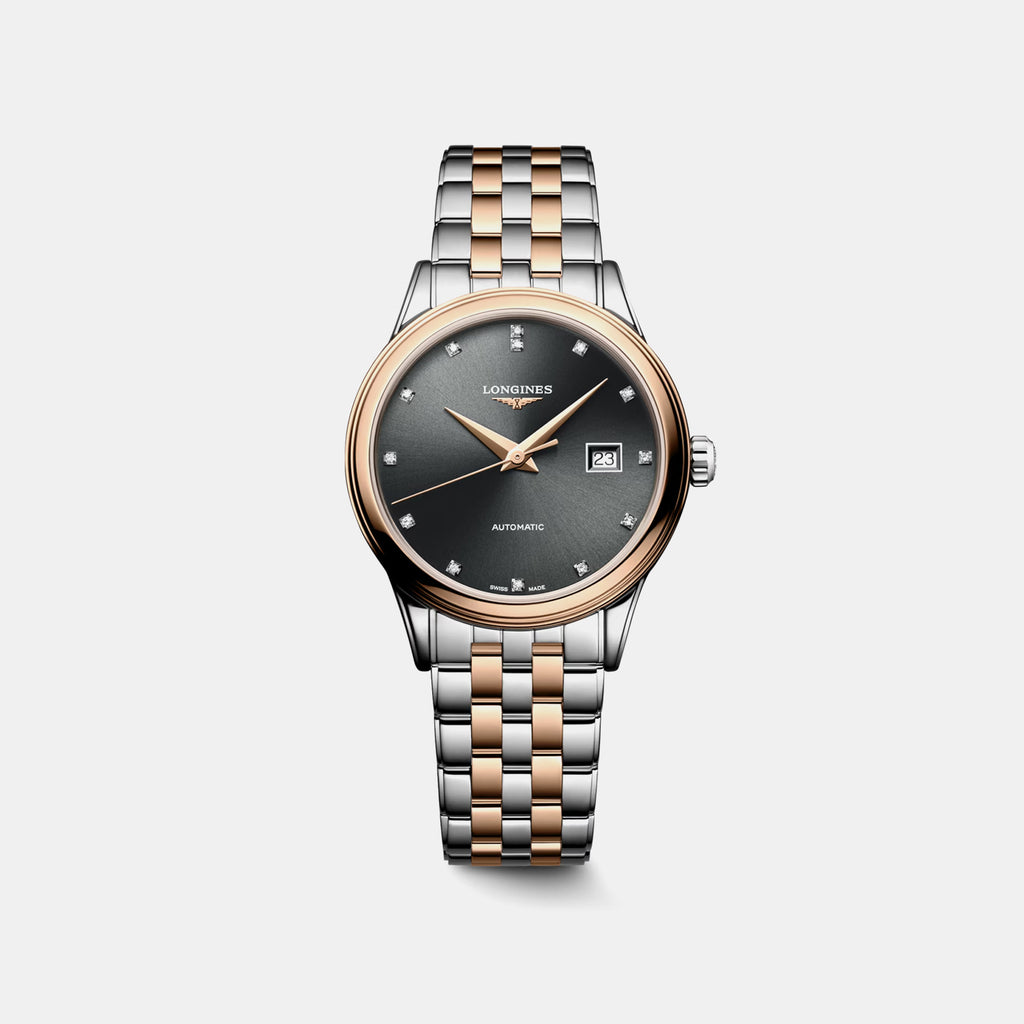 Flagship Classic Women Automatic Grey Dial Analog Stainless Steel Watch L43743777