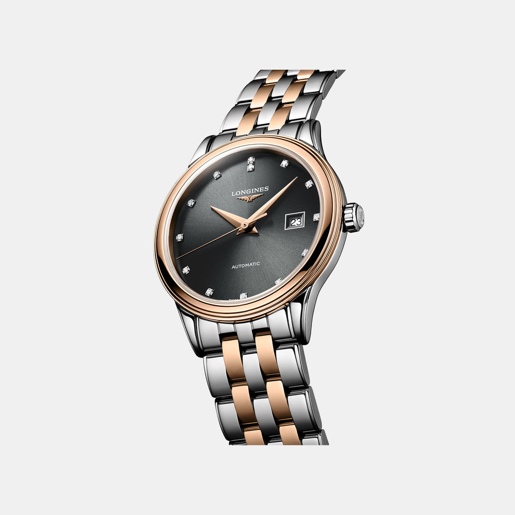 Flagship Classic Women Automatic Grey Dial Analog Stainless Steel Watch L43743777