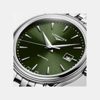 Flagship Classic Women Automatic Sunray Green Dial Analog Stainless Steel Watch L43744026