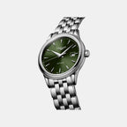 Flagship Classic Women Automatic Sunray Green Dial Analog Stainless Steel Watch L43744026