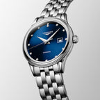 Flagship Classic Women Automatic Blue Dial Analog Stainless Steel Watch L43744976
