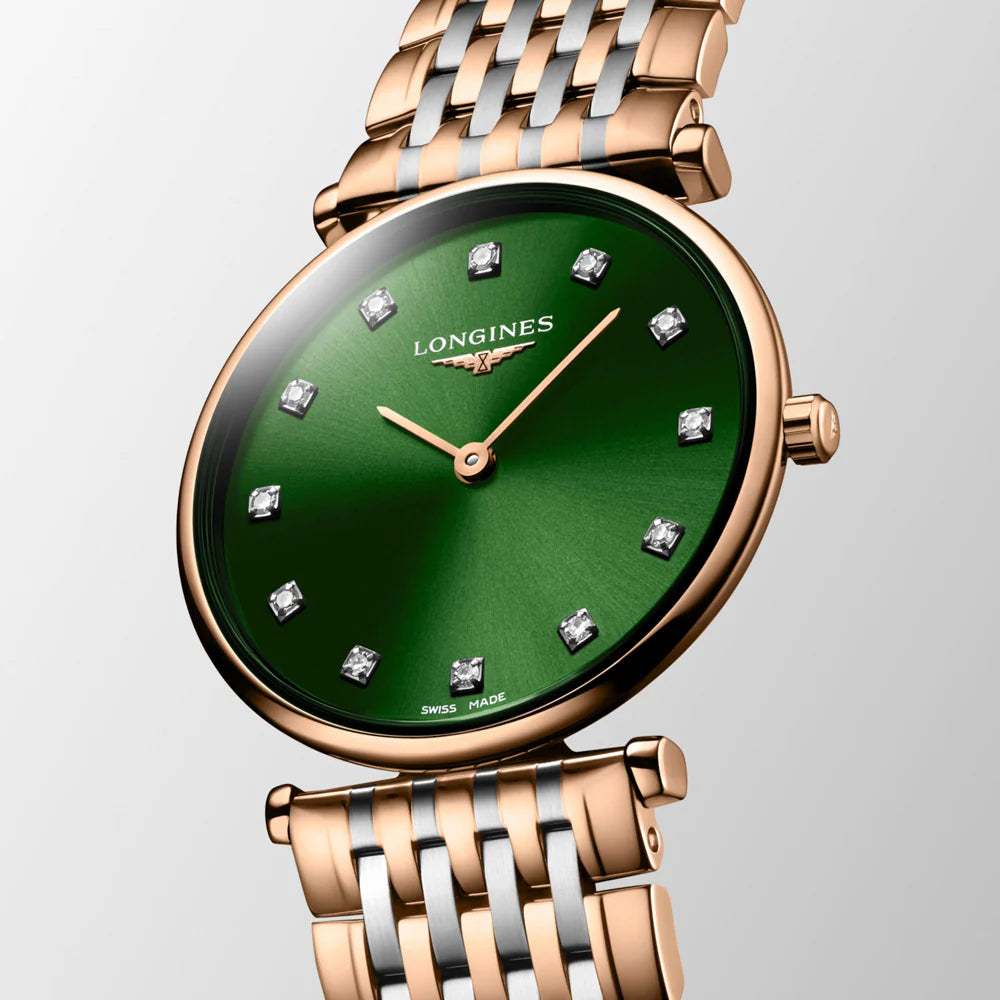 Quartz Women Green Analog Stainless Steel Watch L45121087