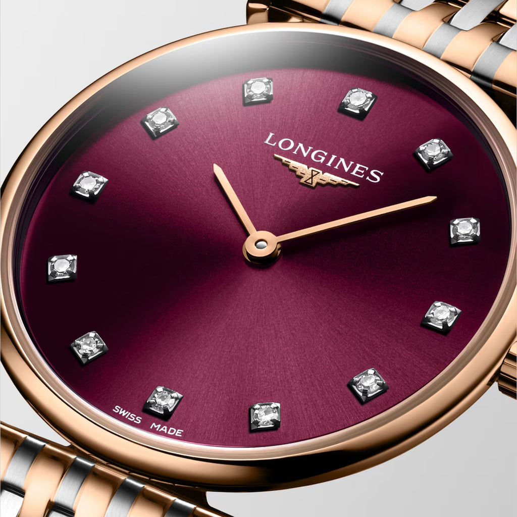La Grande Classique De Women Quartz Red Dial Analog Stainless Steel Watch L45121687