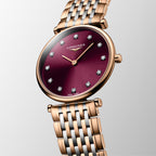 La Grande Classique De Women Quartz Red Dial Analog Stainless Steel Watch L45121687