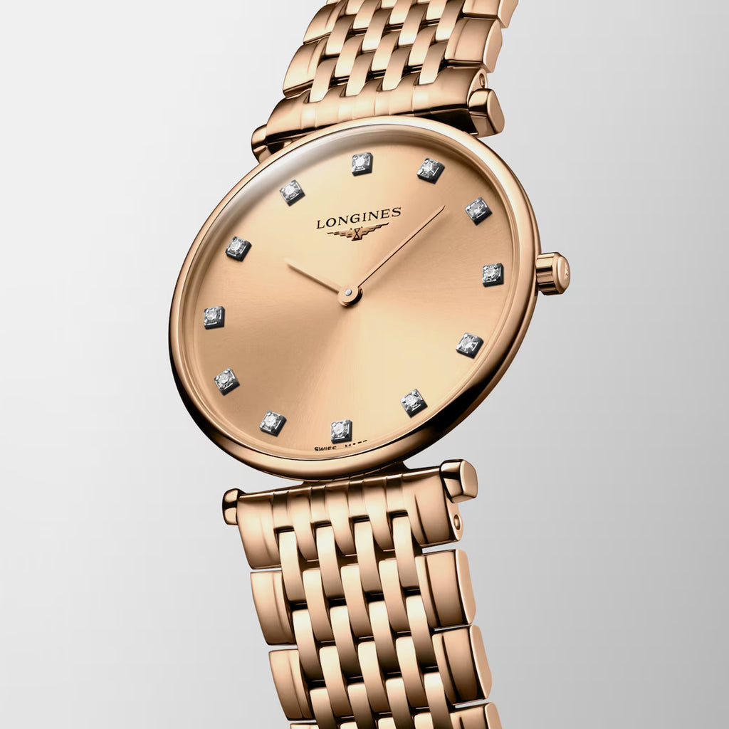 La Grande Classique De Women Quartz Gold Dial Analog Stainless Steel Watch L45121908