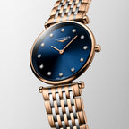 La Grande Classique De Women Quartz Blue Dial Analog Stainless Steel Watch L45121987