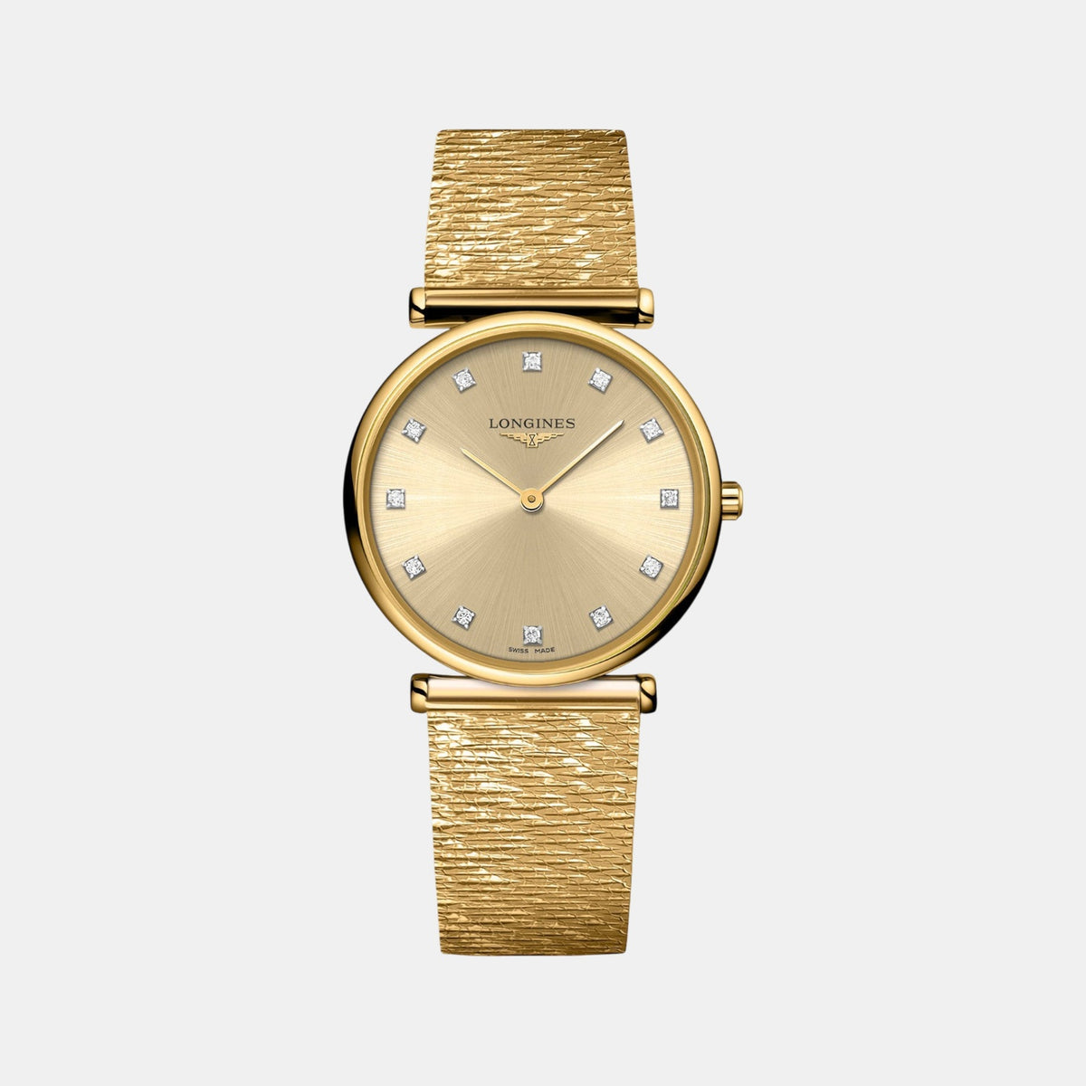 La Grande Classique De Women Quartz Gold Dial Analog Stainless Steel Watch L45122338