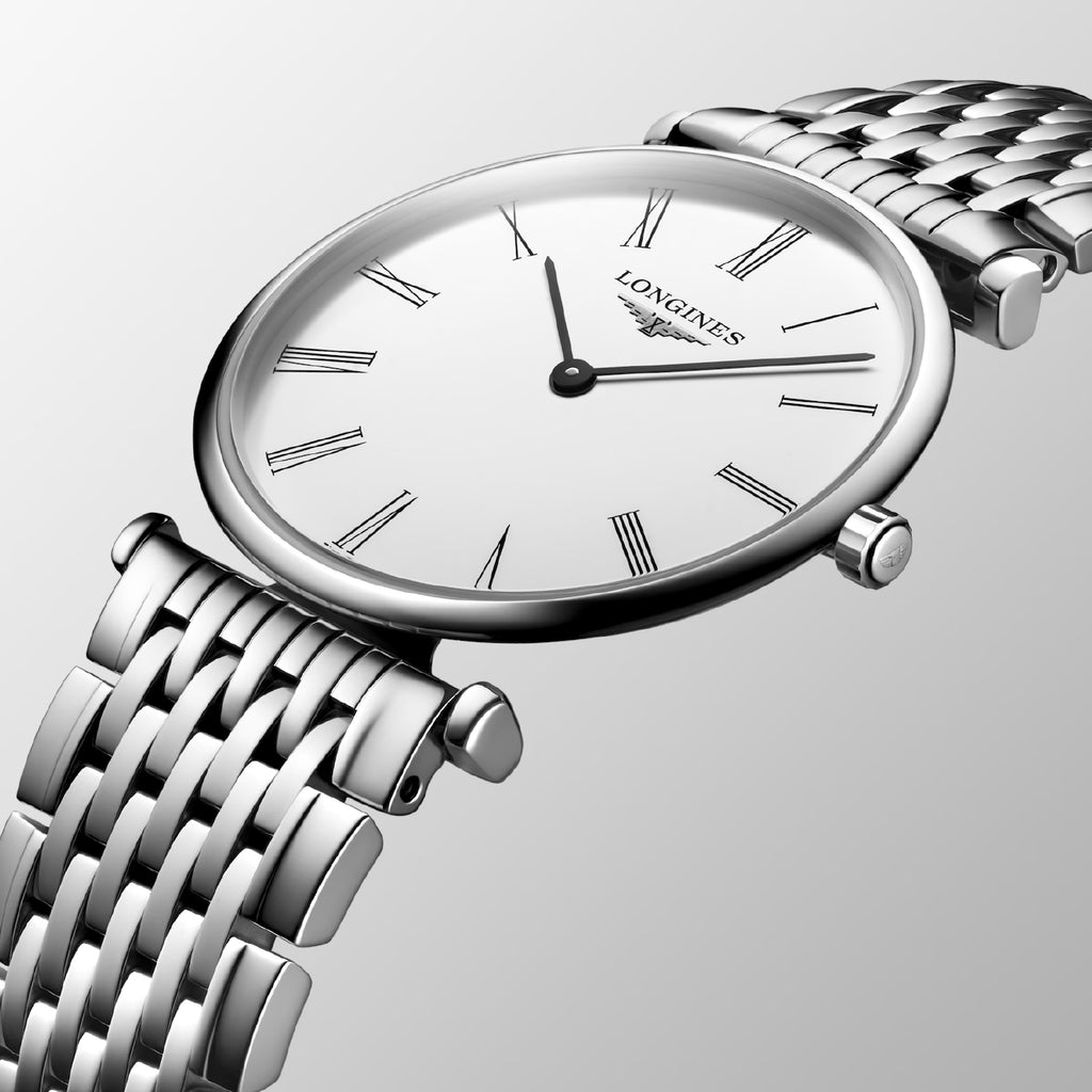 La Grande Classique De Women Quartz White Dial Analog Stainless Steel Watch L45124116