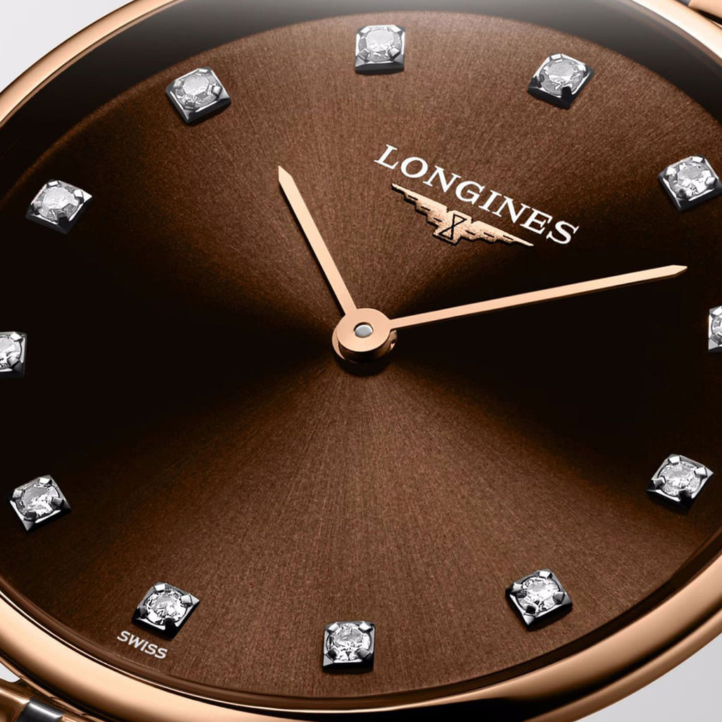 Women Quartz Brown Dial Analog Stainless Steel Watch L47661677