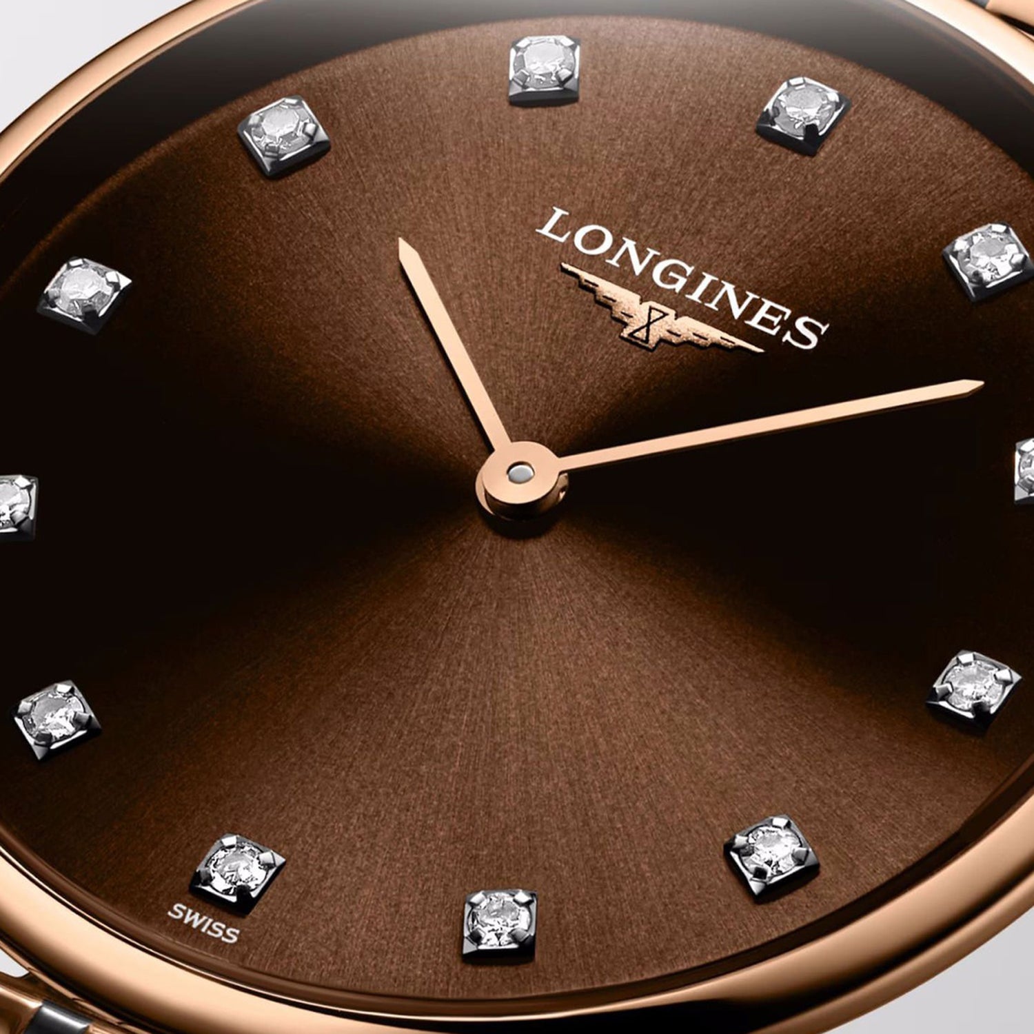 Women Quartz Brown Dial Analog Stainless Steel Watch L47661677