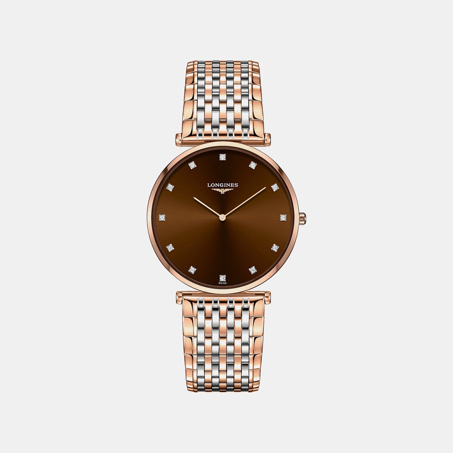 Women Quartz Brown Dial Analog Stainless Steel Watch L47661677