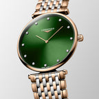 La Grande Classique De Women Quartz Green Dial Analog Stainless Steel Watch L48661087