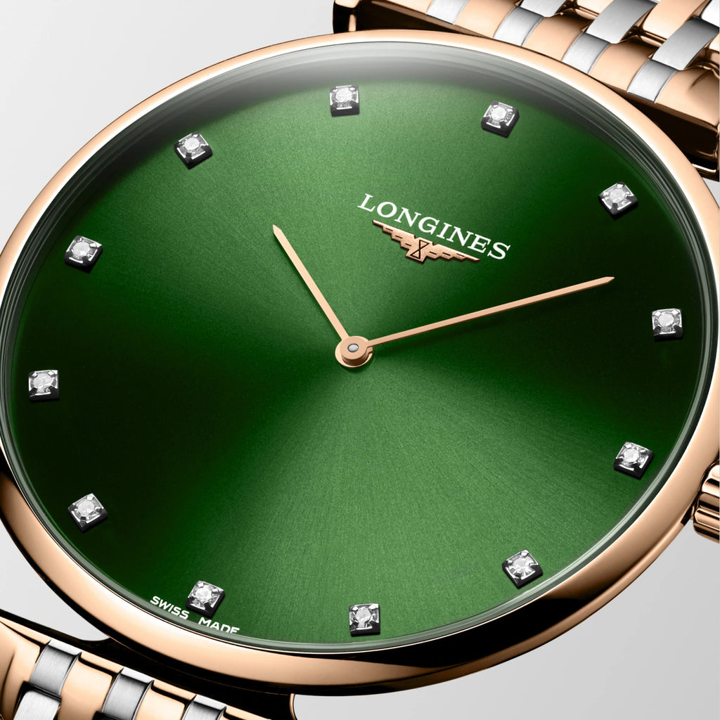 La Grande Classique De Women Quartz Green Dial Analog Stainless Steel Watch L48661087