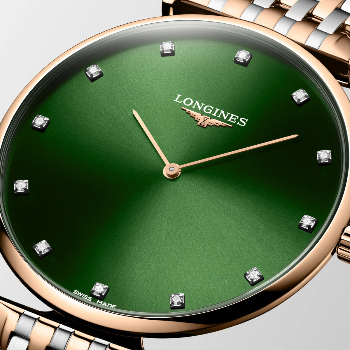 La Grande Classique De Women Quartz Green Dial Analog Stainless Steel Watch L48661087
