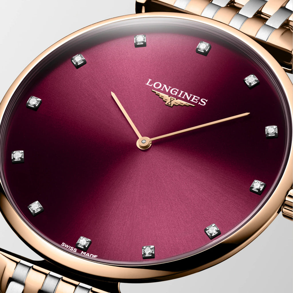 La Grande Classique De Women Quartz Red Dial Analog Stainless Steel Watch L48661687
