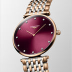 La Grande Classique De Women Quartz Red Dial Analog Stainless Steel Watch L48661687
