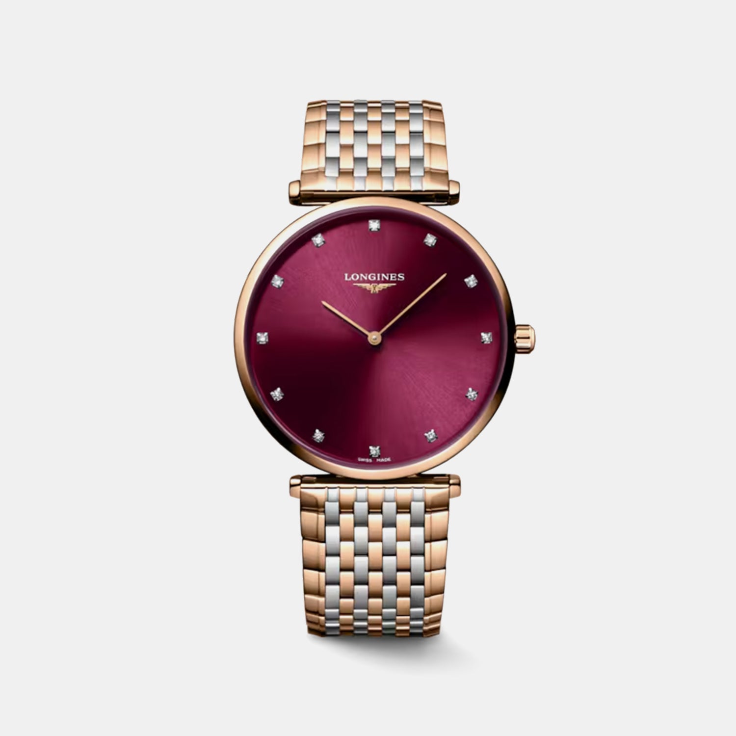 La Grande Classique De Women Quartz Red Dial Analog Stainless Steel Watch L48661687