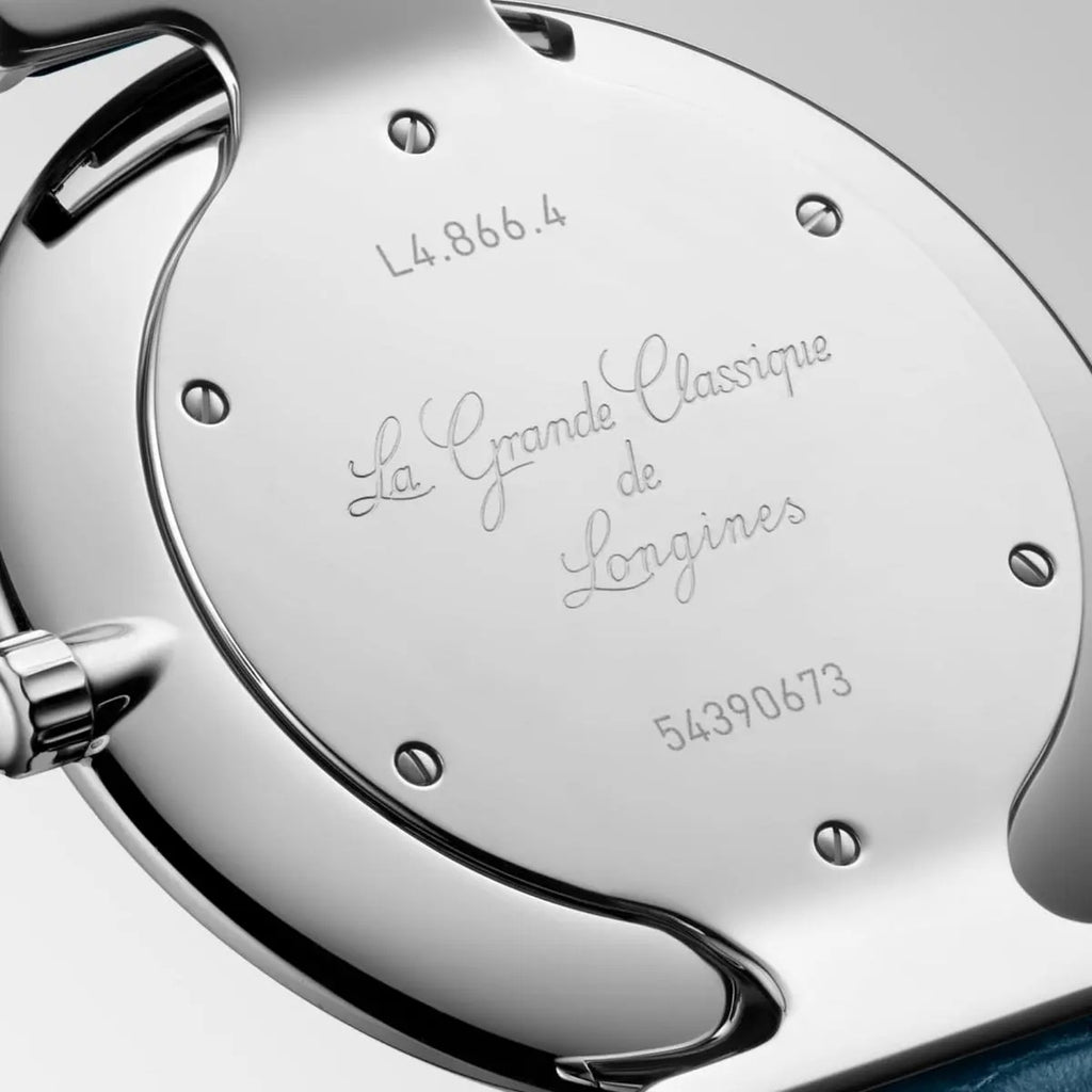 La Grande Classique De Women Quartz Blue Dial Analog Leather Watch L48664942
