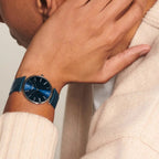 La Grande Classique De Women Quartz Blue Dial Analog Leather Watch L48664942
