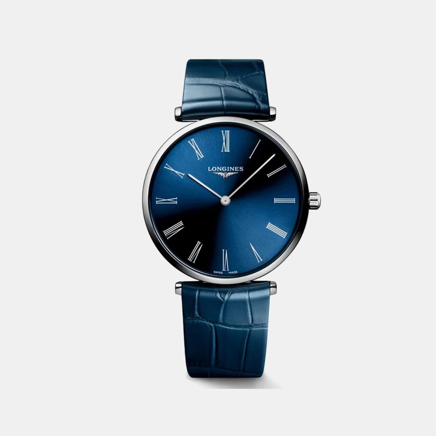 La Grande Classique De Women Quartz Blue Dial Analog Leather Watch L48664942