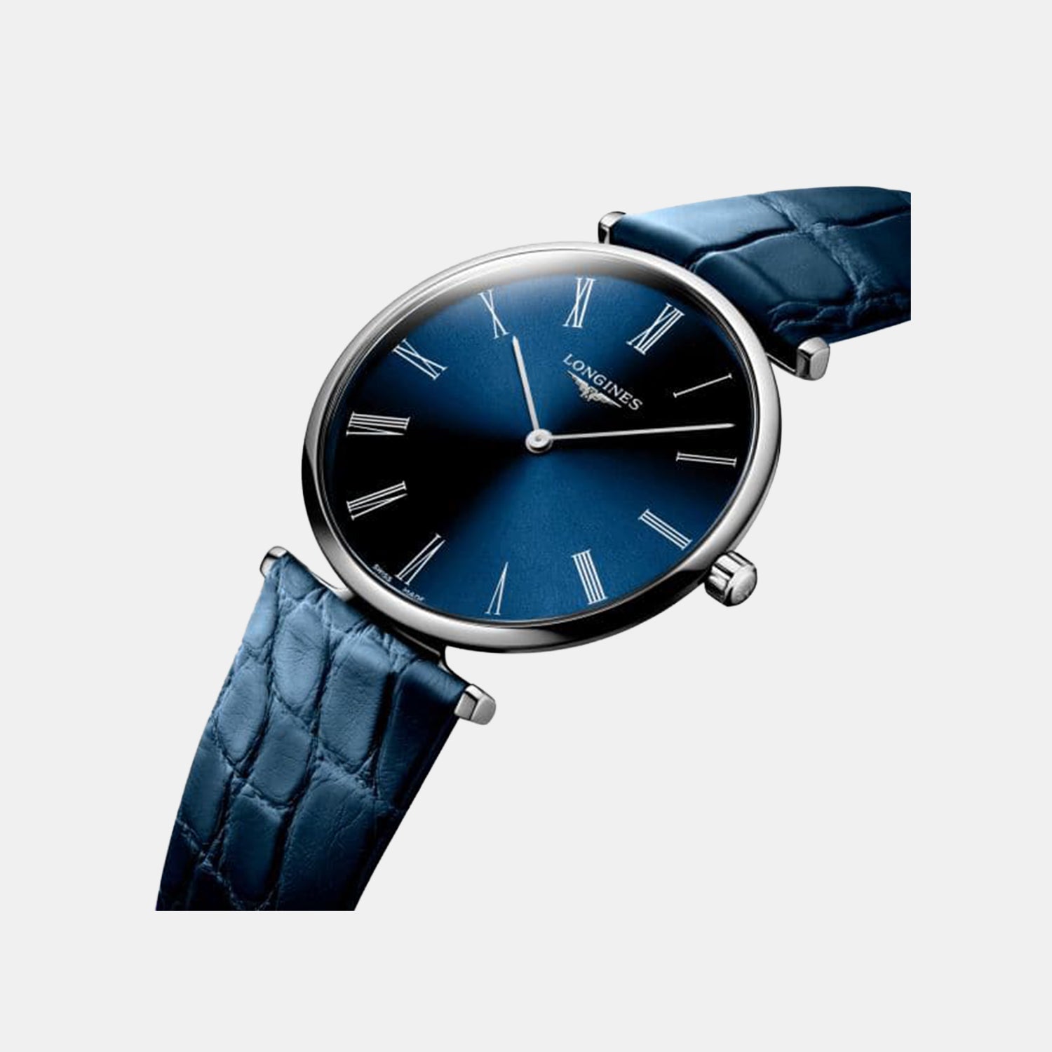 La Grande Classique De Women Quartz Blue Dial Analog Leather Watch L48664942