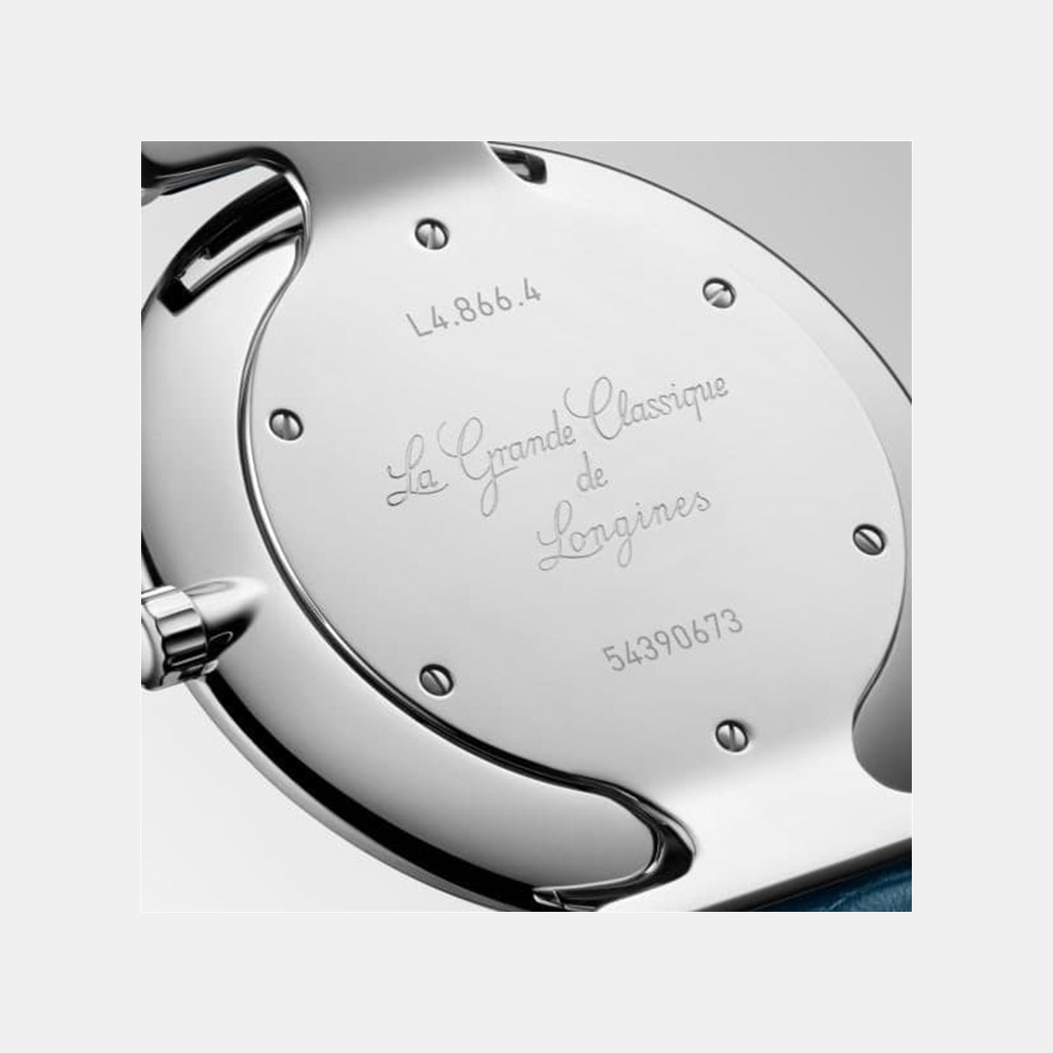 La Grande Classique De Women Quartz Blue Dial Analog Leather Watch L48664942