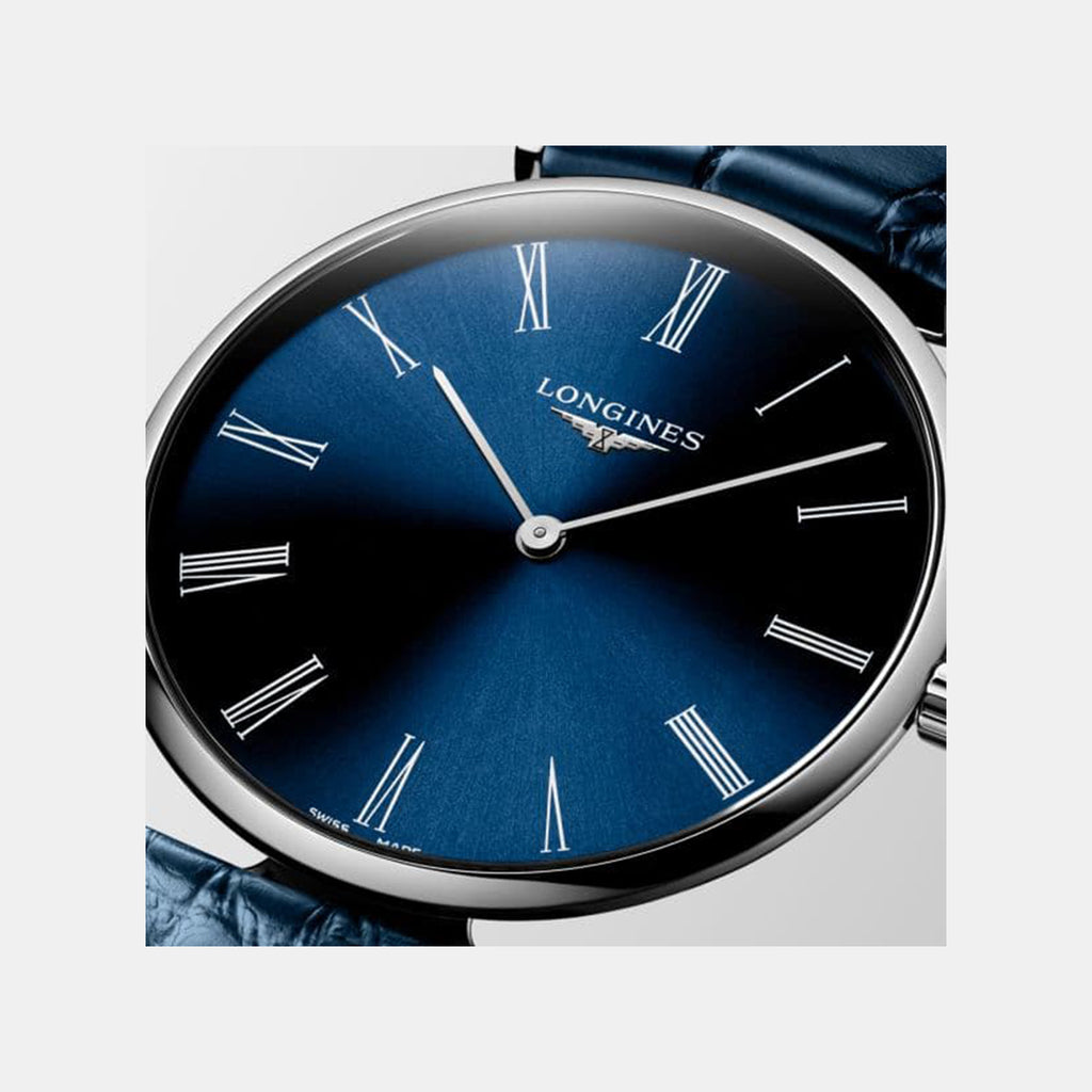 La Grande Classique De Women Quartz Blue Dial Analog Leather Watch L48664942