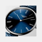La Grande Classique De Women Quartz Blue Dial Analog Leather Watch L48664942