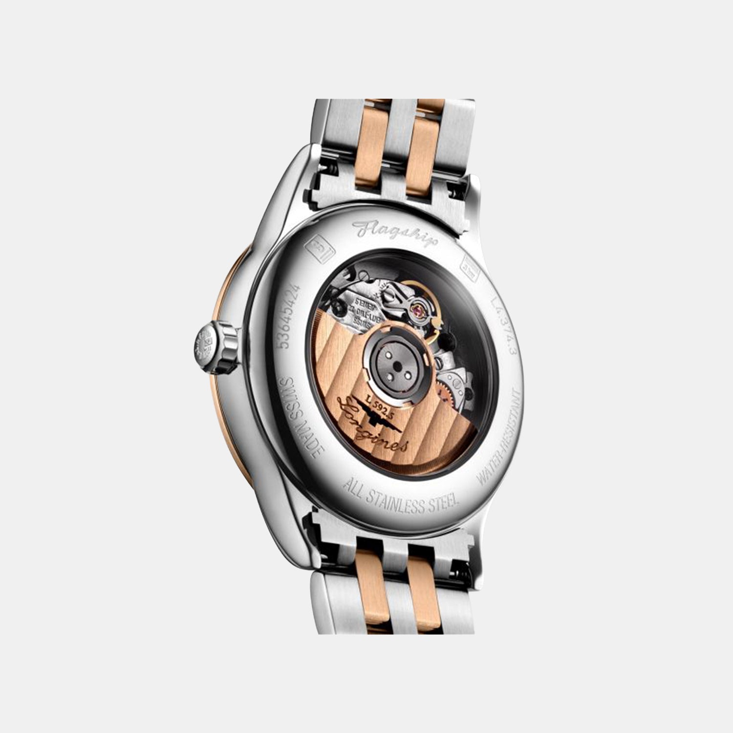 Flagship Classic Men Automatic Sunray Green Dial Analog Stainless Steel Watch L49843077