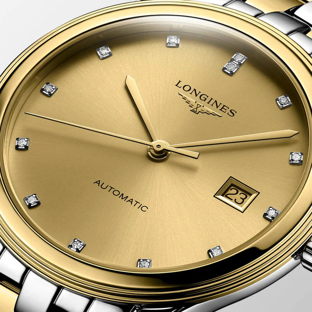Flagship Classic Men Automatic Gold Dial Analog Stainless Steel Watch L49843387