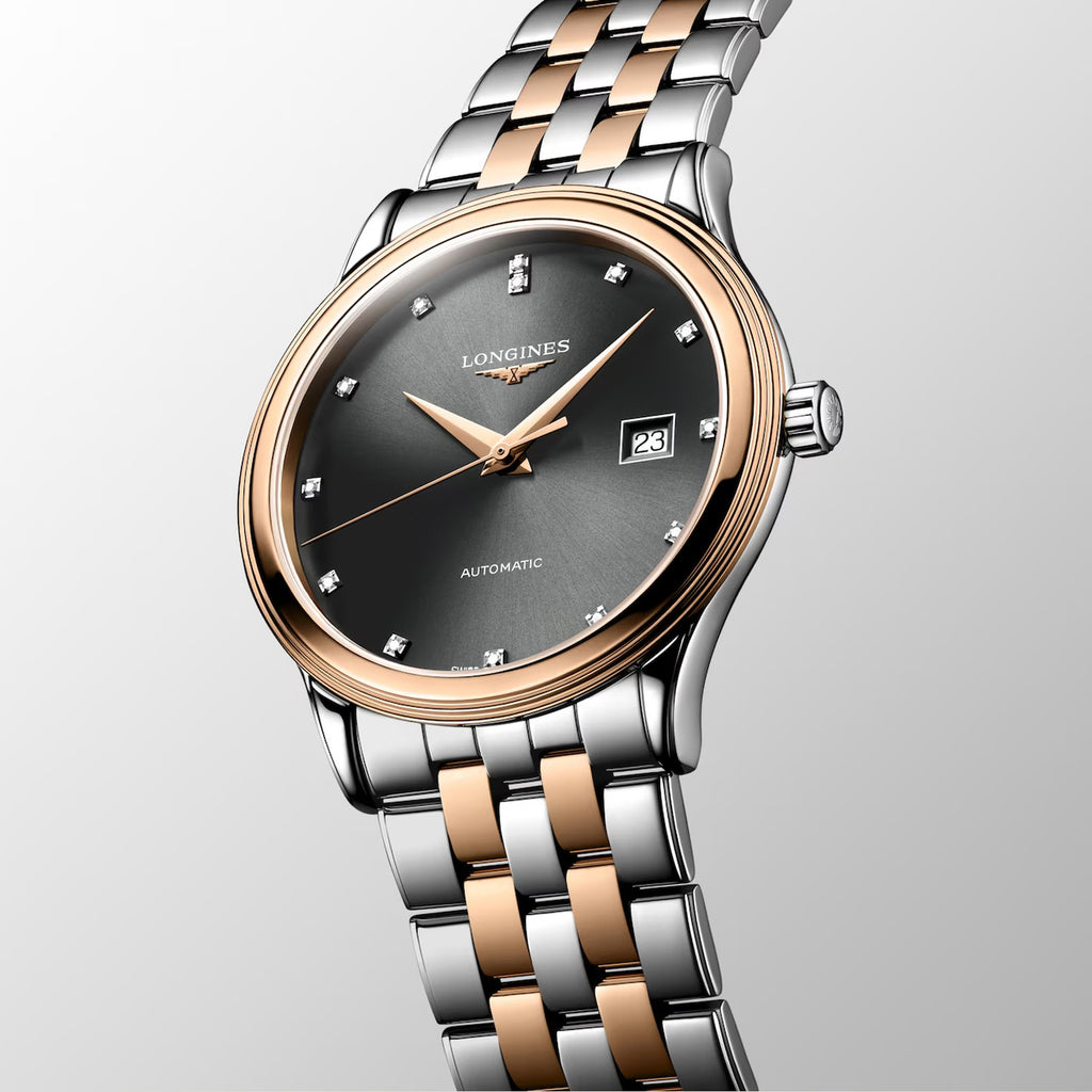 Flagship Classic Men Automatic Grey Dial Analog Stainless Steel Watch L49843777