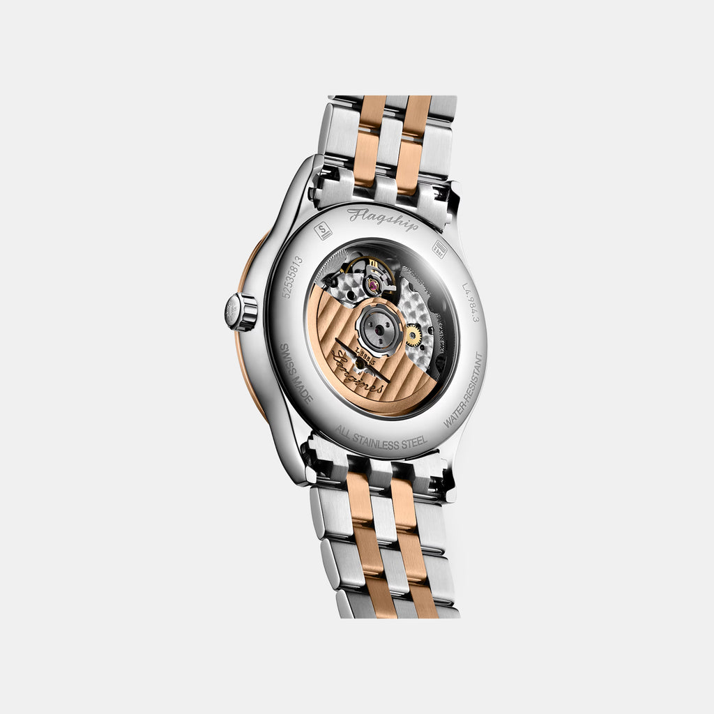 Flagship Classic Men Automatic Grey Dial Analog Stainless Steel Watch L49843777