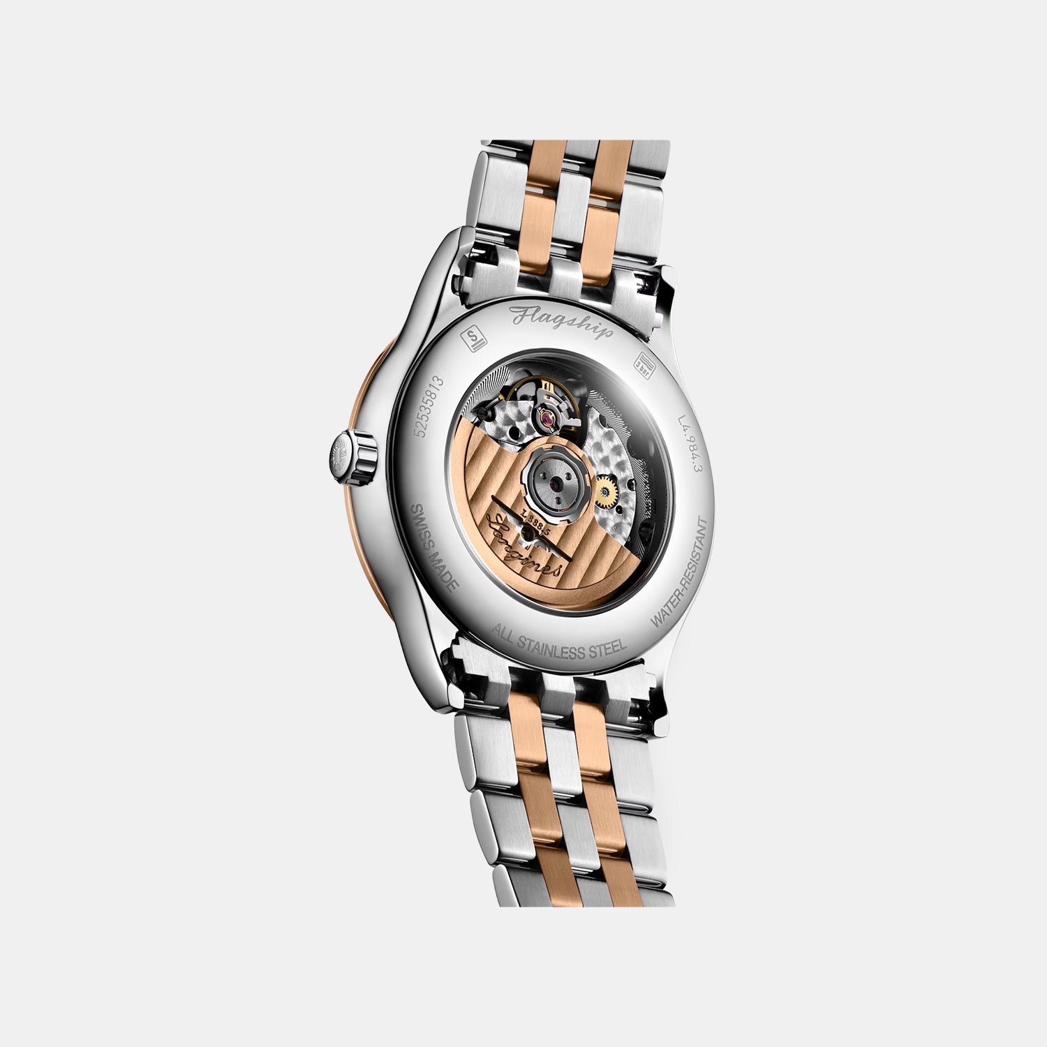 Flagship Classic Men Automatic Grey Dial Analog Stainless Steel Watch L49843777