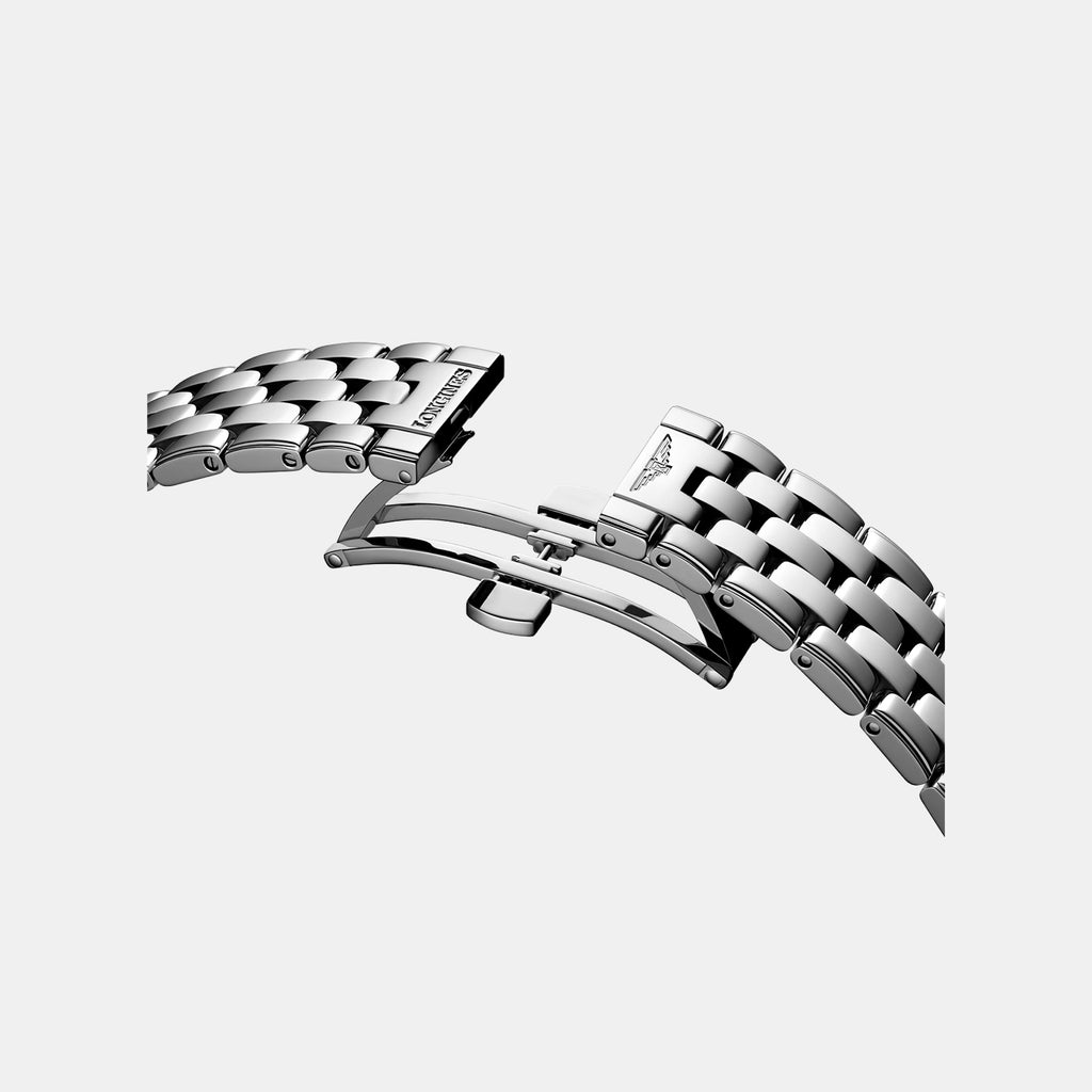 Flagship Classic Men Automatic Sunray Green Dial Analog Stainless Steel Watch L49844026