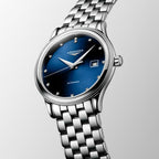 Flagship Classic Men Automatic Blue Dial Analog Stainless Steel Watch L49844976
