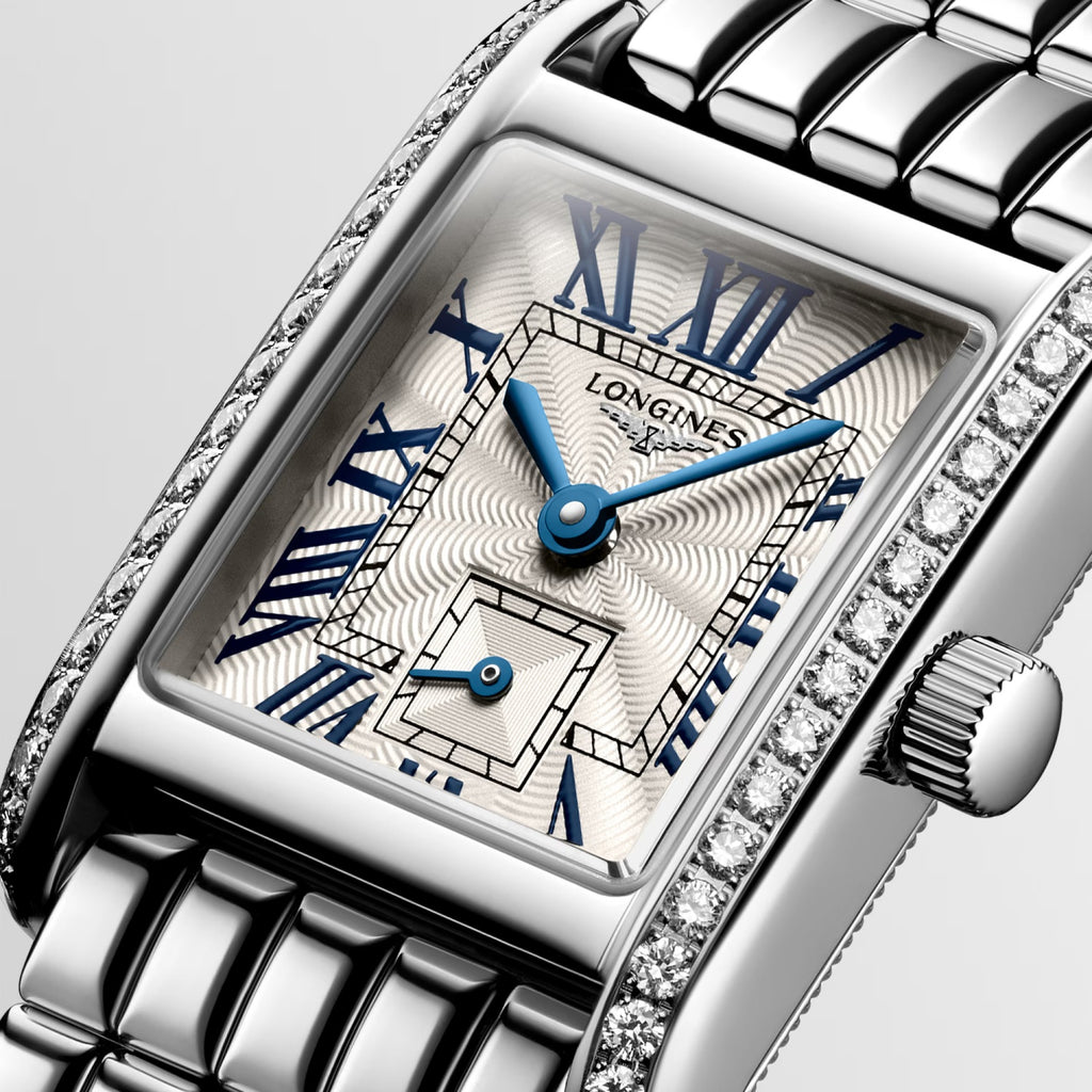 Mini Dolcevita Women Quartz Silver Dial Analog Stainless Steel Watch L52000716