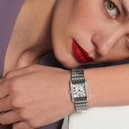 Mini Dolcevita Women Quartz Silver Dial Analog Stainless Steel Watch L52000716